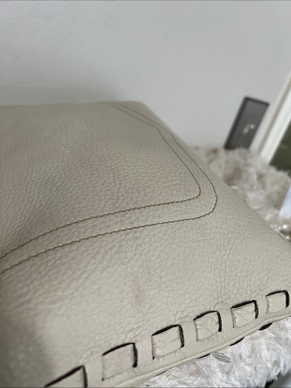 Rare Sample Coach Legacy Thompson Slim Tote Cream - Picture 11 of 16